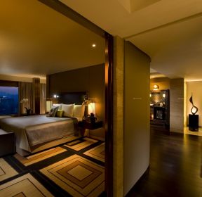 酒店卧室地毯装修效果图片-每日推荐