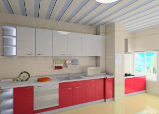 温江厨房吊顶设计装修效果图三室两厅