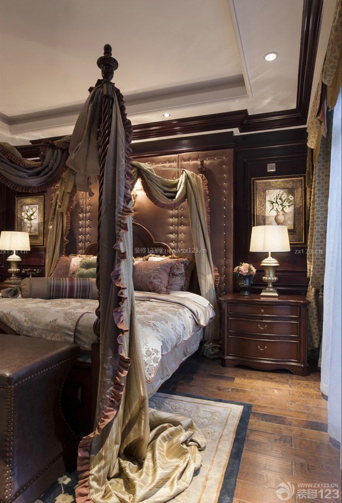 欧式古典风格卧室装潢设计