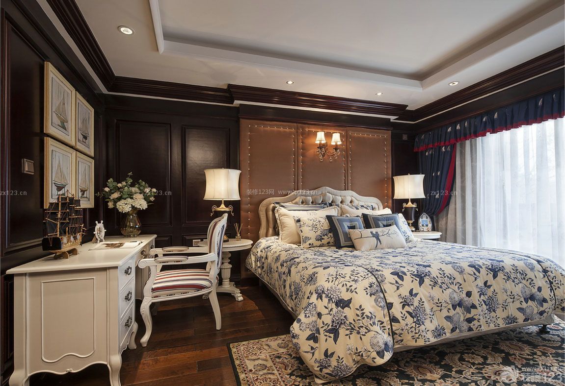 欧式古典风格装修卧室设计图片