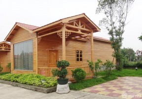 小型木屋别墅门头设计图片