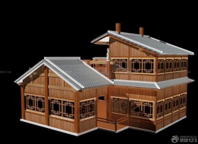 小型木屋别墅 中式别墅装修