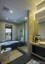 现代中式风格卫生间淋浴房