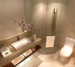 快捷酒店卫生间浴室装修设计图 