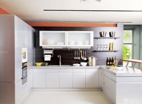 敞开式厨房效果图2020款 u型厨房装修效果图