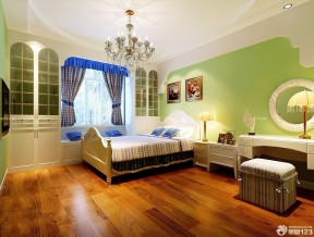 地中海和美式风格混搭 卧室设计