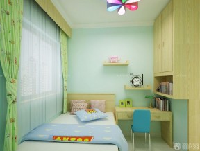 儿童房乳胶漆颜色效果图女孩 小卧室设计图