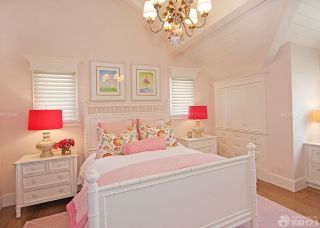 儿童房小卧室乳胶漆颜色效果图片女孩