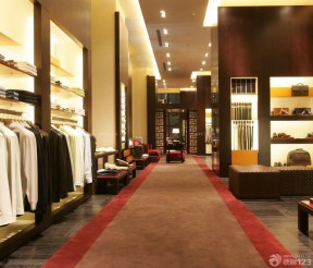 最新实体服装店过道玄关装修效果图