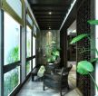 中式风格小阳台温馨设计效果样板