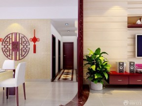房间通道瓷砖设计 中式风格