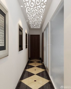 现代风格家装房间通道瓷砖设计