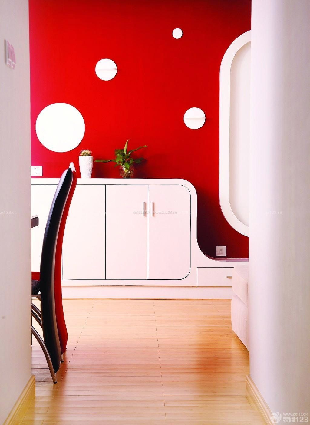 现代风格客厅墙面颜色装修壁纸效果图