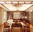 中式家装客厅简约时尚博古架效果图片