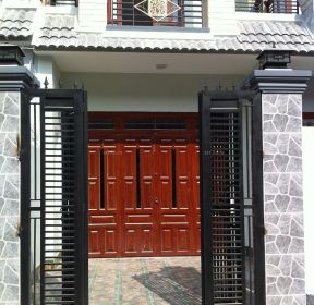 中式风格别墅外围墙门柱设计-每日推荐