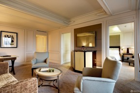 小型酒店设计效果图 室内客厅装修图