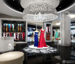 2023高档服装店内吊顶装修效果图2023