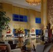 五星级酒店建筑设计大厅室内装饰品摆放效果图