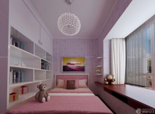 现代中式超小户型卧室半截窗帘装修效果图