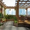 别墅阳台花园装修效果图大全2023图片
