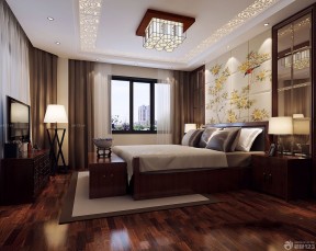 中式效果图2020 实木家具卧室家具