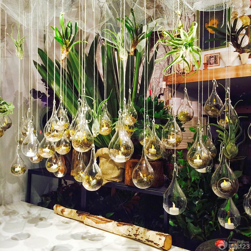 创意鲜花店门头设计装修图片