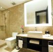 现代宾馆小卫生间浴室柜装修效果图片