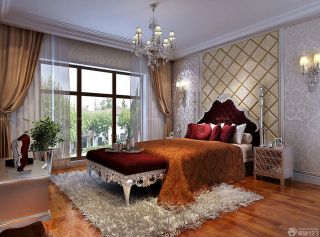 小户型精致卧室现代北欧风格窗帘装修图片