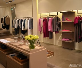 服装店衣柜图 