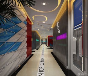 ktv走廊设计效果图 吊顶设计装修效果图片