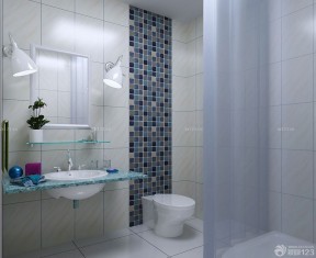 家装淋浴房间马赛克效果图 背景墙设计