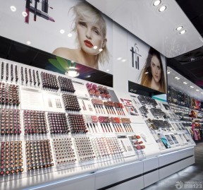 化妆品店设计 大型商场效果图