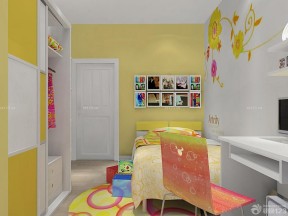 儿童房墙绘图片 卧室墙面装修效果图