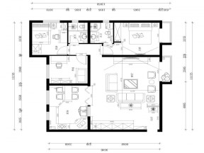 150平米房子户型图设计
