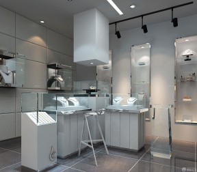 珠宝专卖店设计 玻璃柜子装修效果图片