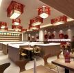2023简约装修设计快餐店西式快餐桌效果图片