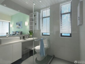 酒店式公寓装修设计 卫生间设计装修效果图片