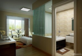 酒店式公寓装修设计 浴室门图片
