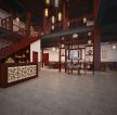中式风格饭店大厅装修效果图片