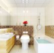 两居室现代简约卫生间浴室装修图
