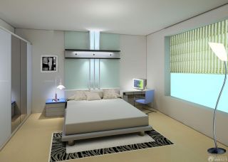 现代简洁小型家居室卧室设计图片