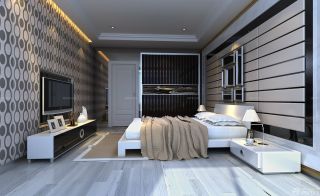 简洁小型家居室卧室装潢设计效果图