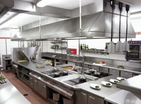 酒店厨房设计效果图 欧式厨房效果图