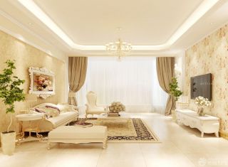 家装客厅设计地毯效果图片
