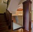 美式家居风格阁楼楼梯间设计装修图