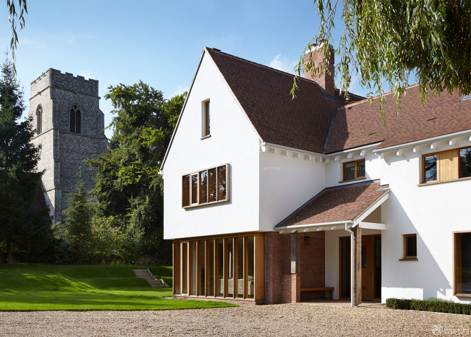 小美式风格别墅外观设计装修图