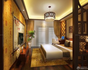 中式别墅卧室精装修样式图片