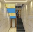网吧室内楼梯设计效果图2023图片