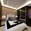 现代欧式混搭风格实用小三室卧室的装修图