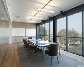 公司会议室设计 浅色地板